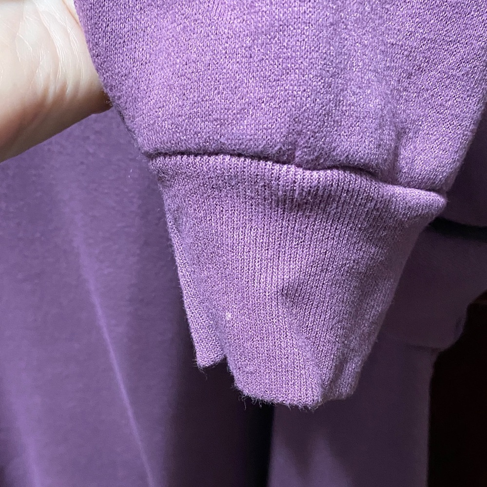 Gopher sport vintage plus size 3X Purple Sweatshirt with Cat Embroidery - Picture 5 of 16